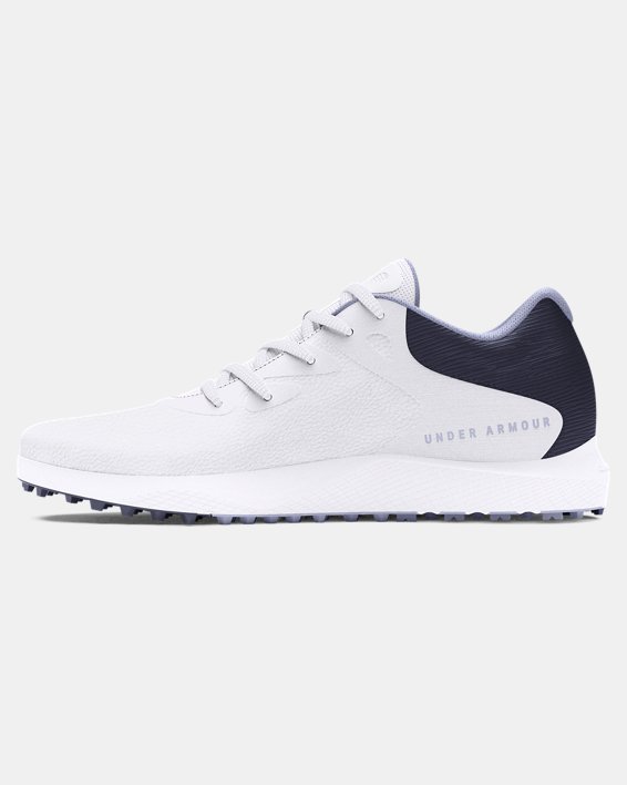 Women's UA Charged Breathe 2 Spikeless Golf Shoes in White image number 1